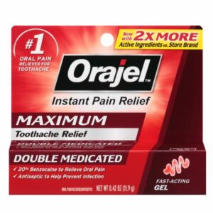 Orajel Instant Toothache Pain Relief Maximum Strength Gel - 0.42 oz