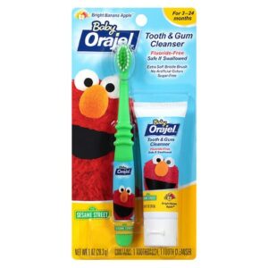Orajel Tooth & Gum Cleanser Sesame Street Bright Banana Apple - 1.0 oz
