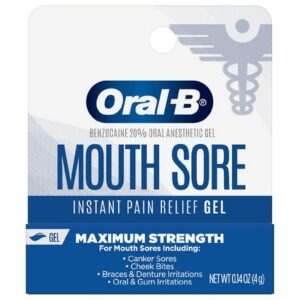 Oral-B Mouth Sore Gel for Instant Pain Relief - 0.14 oz