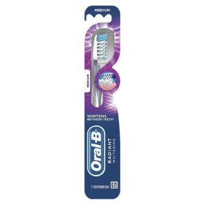 Oral-B Radiant Whitening Toothbrush, Medium - 1.0 ea
