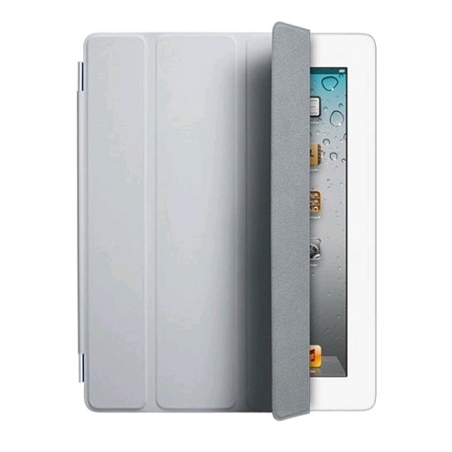 Original Apple iPad 2, 3, 4 Leather Smart Cover - Gray