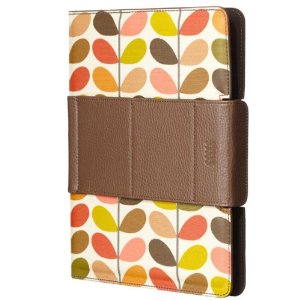 Orla Kiely Rotating Folio Case for Apple iPad 3, iPad 2 (Multi-Stem)