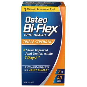 Osteo Bi-Flex Glucosamine Chondroitin plus Joint Shield Dietary Supplement Coated Caplets - 40.0 ea