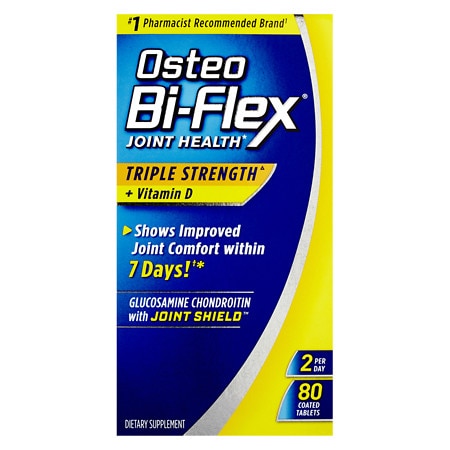 Osteo Bi-Flex Joint Health with Vitamin D, Triple Strength Coated Tablets - 80.0 ea