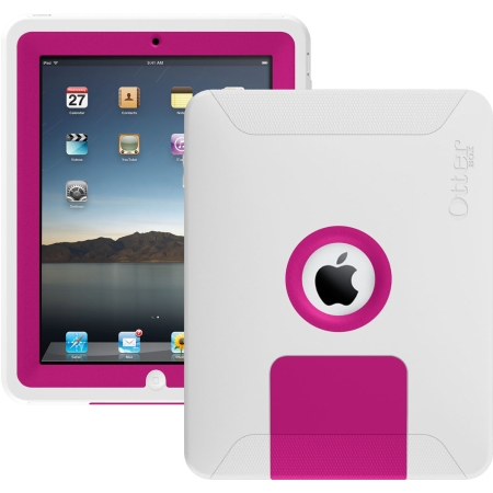 OtterBox Defender Case for Apple iPad 1, (Pink/White) (Bulk Packaging)