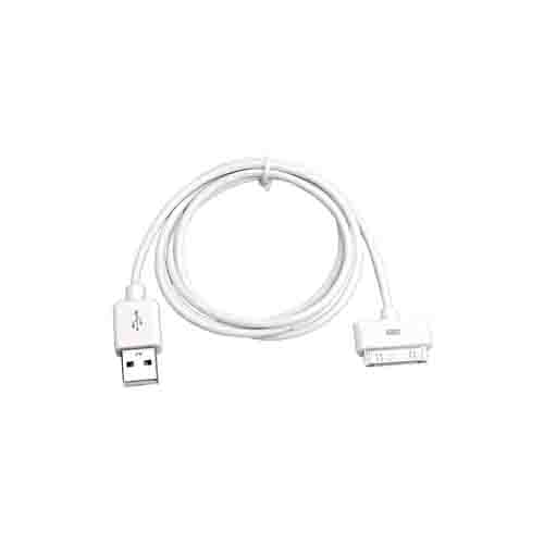 PCS Brand Products Apple iPhone 4S/ iPad 30 Pin USB Charging Data Cable (White) - APLIPHONE3GDC