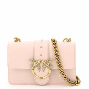 PINKO LOVE MINI ICON SIMPLY 4 BAG OS Pink Leather