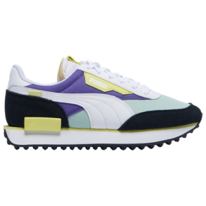 PUMA Boys PUMA Future Rider - Boys' Grade School Shoes Mist Green/Purple Corallites/White Size 05.5