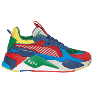 PUMA Boys PUMA RS-X - Boys' Grade School Shoes Amazon Green/High Risk Red/Dark Denim Size 06.0