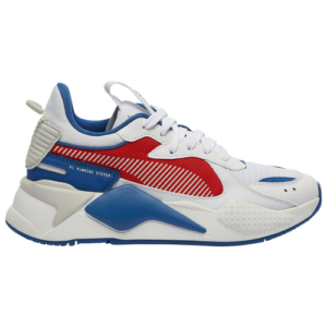 PUMA Boys PUMA RS-X - Boys' Grade School Shoes White/High Risk Red/Blue Size 07.0