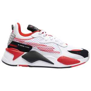 PUMA Boys PUMA RS-X - Boys' Grade School Shoes White/High Risk Red/Red Size 04.0