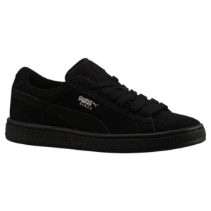 PUMA Boys PUMA Suede Classic - Boys' Grade School Basketball Shoes Black/Silver Size 05.0