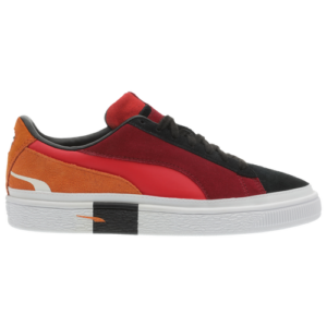 PUMA Boys PUMA Suede Hacked - Boys' Grade School Shoes Red/Black/Orange Size 05.5