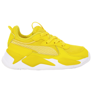 PUMA Girls PUMA RS-X - Girls' Preschool Shoes Dandelion/White Size 11.0