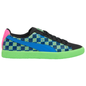 PUMA Mens PUMA Clyde Pit Crew - Mens Basketball Shoes Black/Green/Blue Size 09.5