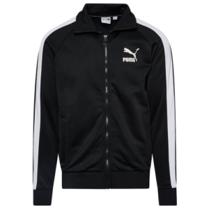 PUMA Mens PUMA Iconic T7 Track Jacket - Mens Black/White Size S