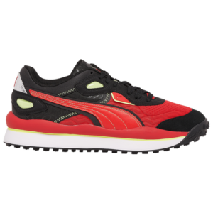 PUMA Mens PUMA Street Rider Bizerk - Mens Running Shoes Black/Red Size 10.5