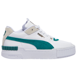 PUMA Womens PUMA Cali Sport - Womens Shoes White/Teal Green Size 06.5