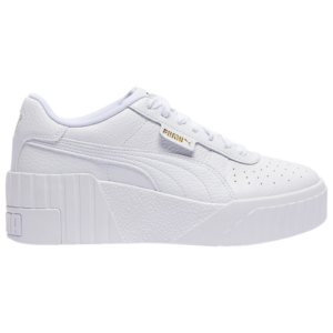 PUMA Womens PUMA Cali Wedge - Womens Shoes White/White Size 07.0