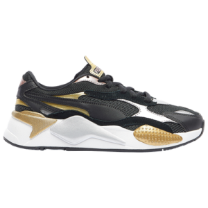 PUMA Womens PUMA RS-X Cubed - Womens Shoes Black/White/Silver Size 06.0