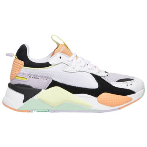 PUMA Womens PUMA RS-X - Womens Shoes White/Cantaloupe/Purple Heather Size 06.5