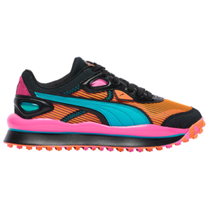 PUMA Womens PUMA Street Rider - Womens Shoes Black/Emerald/Pink Size 09.5