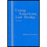 Pak : Using American Law Books -Text and Problem Supplement