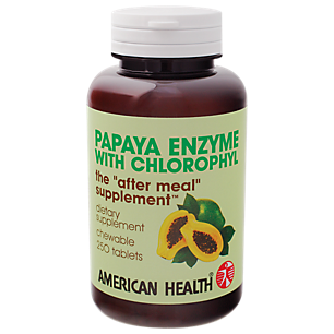 Papaya Enzyme with Chlorophyll - The After Meal Supplement (250 Chewable Tablets)