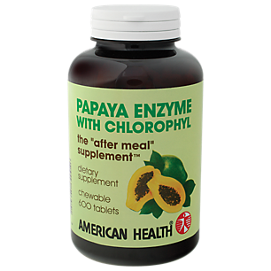 Papaya Enzyme with Chlorophyll - The After Meal Supplement (600 Chewable Tablets)