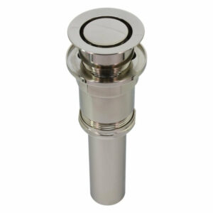 Patented Pop Down Drain, Fully Finished, Pvd Polished Nickel