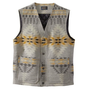 Pendleton Patch Pocket Wool Vest Rancho Arroyo Sm
