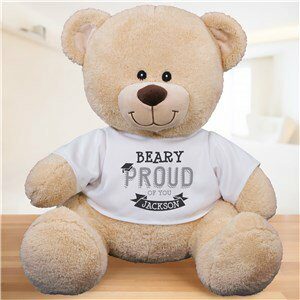 Personalized Beary Proud Graduation Teddy Bear