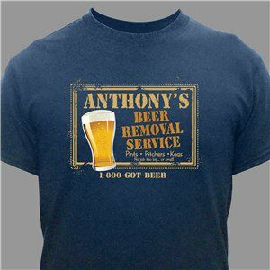 Personalized Beer T-shirt