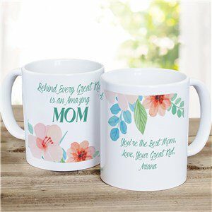 Personalized Behind Every Great Kid Mug