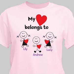 Personalized Belongs To Heart T-Shirt