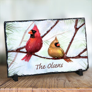 Personalized Cardinals Stone Keepsake