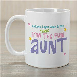 Personalized Fun Aunt Coffee Mug