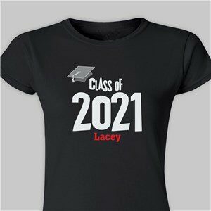 Personalized Graduation Class Womens Fitted T-Shirt