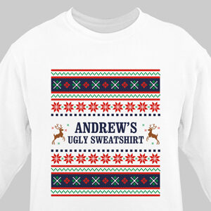 Personalized Ugly Sweater Adult Sweatshirt