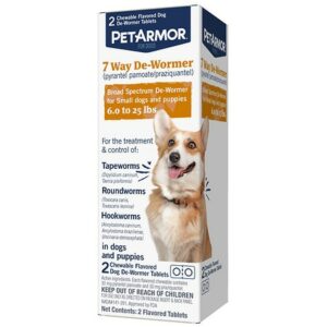 PetArmor 7 Way De-Wormer for Small Dogs - 2.0 ea