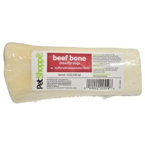 PetShoppe Beef Bone Chew for Dogs Peanut Butter - 8.8 oz