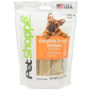 PetShoppe Double Treat Bones - 3.0 ea