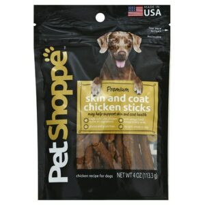PetShoppe Premium Skin and Coat Chicken Sticks - 4.0 oz