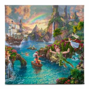 ''Peter Pan's Never Land'' Gallery Wrapped Canvas by Thomas Kinkade Studios Official shopDisney