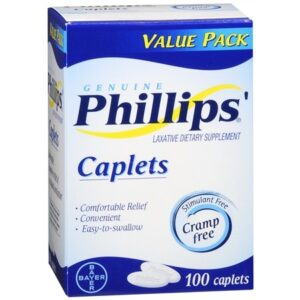 Phillips Laxative Dietary Supplement Caplets - 100.0 ea