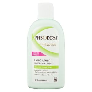 Phisoderm Deep Clean Cream Cleanser, Normal to Dry Skin - 6.0 fl oz