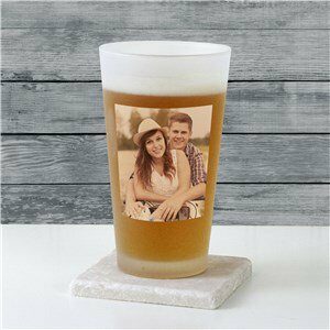 Photo Frosted Pint Glass