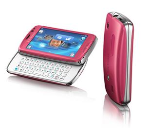 Pink - Sony Ericsson txt pro CK15 Cell Phone, Slide-Out QWERTY Keypad, Touchscreen, Wi-Fi, 3.2 MP Camera, - Unlocked