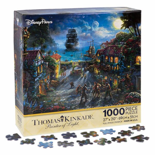 Pirates of the Caribbean: The Curse of the Black Pearl Puzzle by Thomas Kinkade Official shopDisney