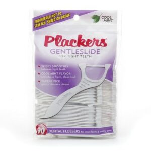 Plackers Gentleslide Dental Flossers for Tight Teeth - 90.0 ea